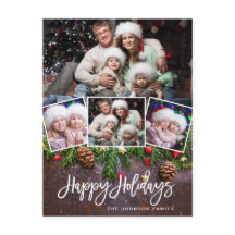 Navidades Rústicos De Los Cones De Pino Para Fotos