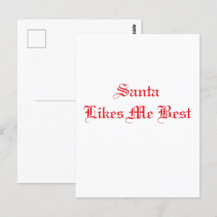 Postal Navidades Santa