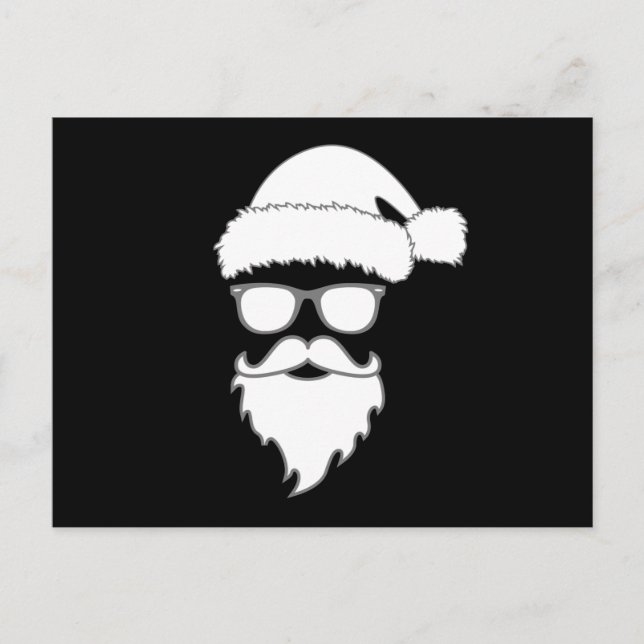 Postal Navidades Santa Claus Merry Funny Gift Idea (Anverso)