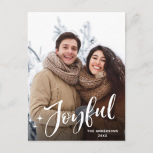 Postal Navidades sencillamente modernos: Fotos de felicit