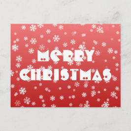 Postal Navidades Snowflakes