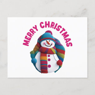 Postal Navidades Snowman