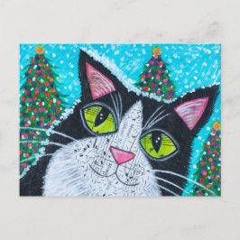 Postal navidades Tusedo Cat
