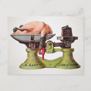 Postal Navidades victorianos de época Turquía