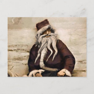 Postal Navidades Vintage Lousy Santa