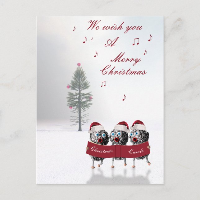 postal navideña (Anverso)