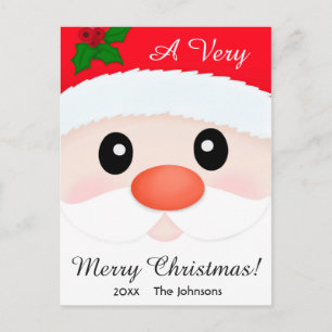 Postal navideña muy feliz Felices vacaciones