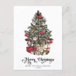Postal navideña tradicional