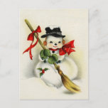 Postal navideña vintage<br><div class="desc">postal de navidades</div>