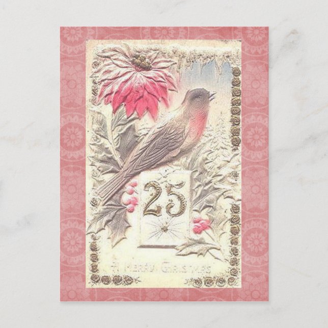 Postal navideña vintage (Anverso)
