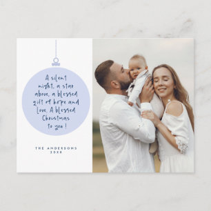 Postal Navideño Religioso, Feliz Navidad, Foto de Familia
