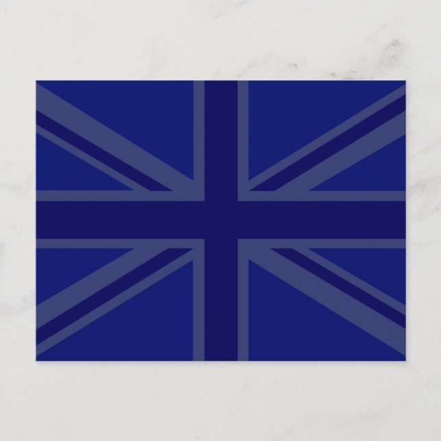 Postal NAvy Blue Union Jack Decor (Anverso)