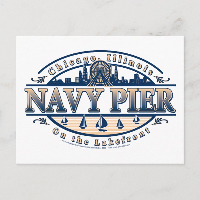 Postal Navy Pier Chicago (Anverso)