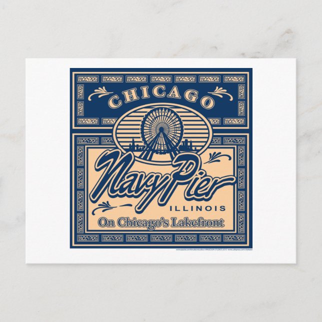 Postal Navy Pier Chicago (Anverso)