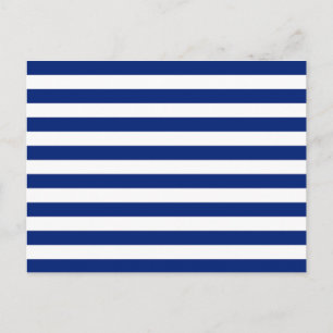 Postal Navy Stripes Decoración Náutica