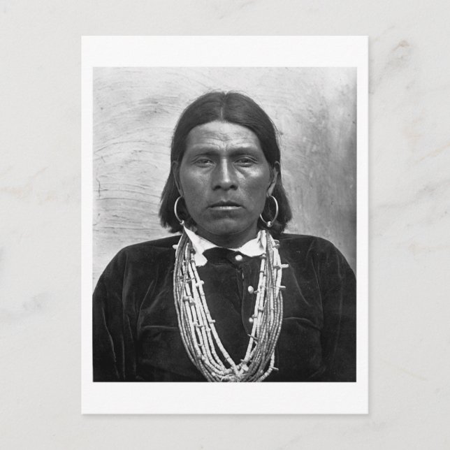 Postal Nawquistewa - Hopi Indian Oraibi Photo 1901 (Anverso)