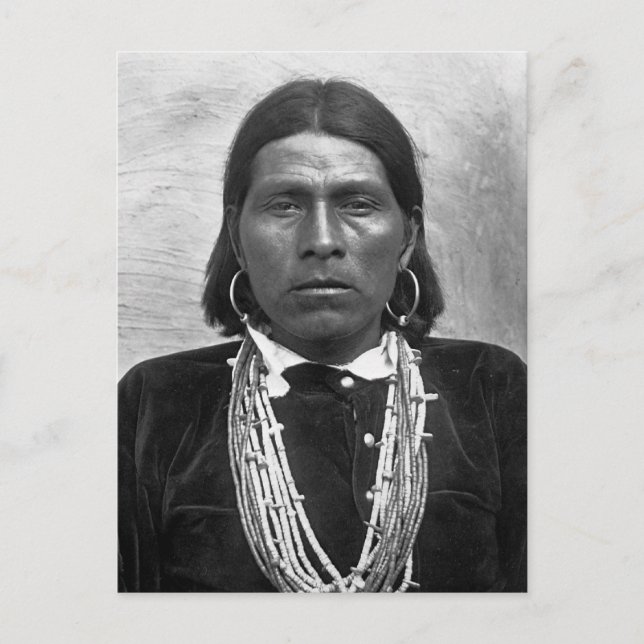 Postal Nawquistewa - Hopi Indian Oraibi Photo 1901 (Anverso)
