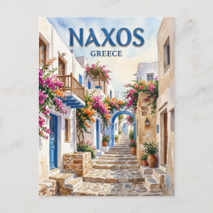 Postal Naxos Ciudad Antigua Grecia