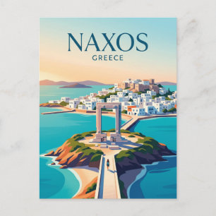 Postal Naxos Grecia