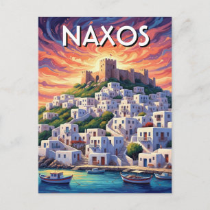 Postal Naxos Islas Griegas Viajes