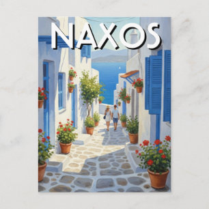 Postal Naxos Islas Griegas Viajes