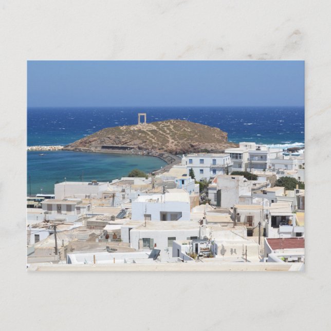 Postal Naxos Town (Anverso)