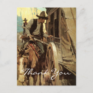 Postal NC Wyeth Vintage Cowboy