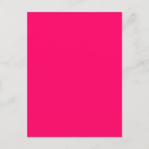 Postal Neblina fluorescente brillante rosa caliente