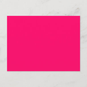 Postal Neblina fluorescente brillante rosa caliente