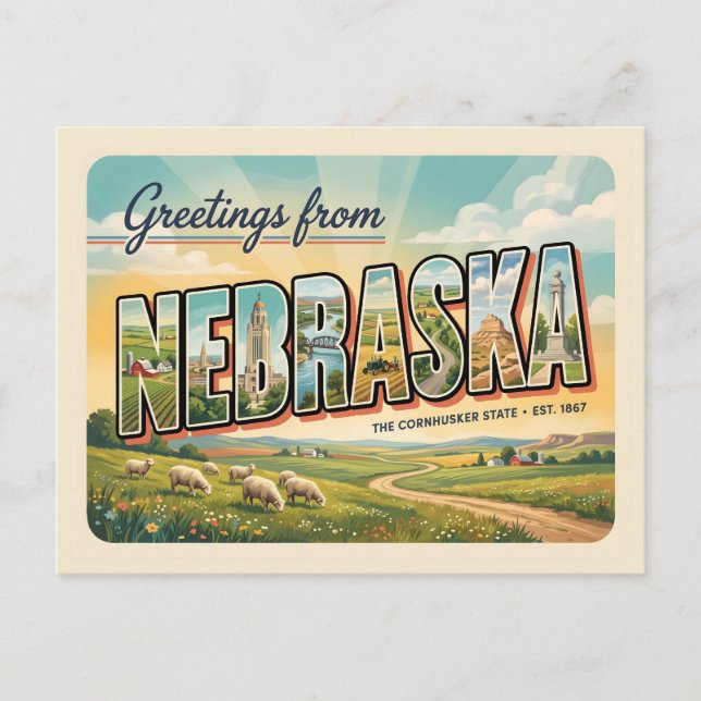 Postal Nebraska (Anverso)