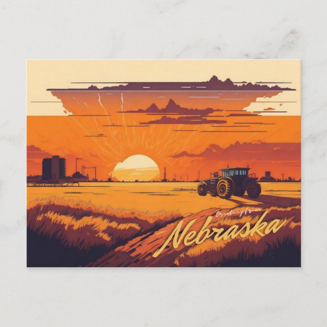 Postal Nebraska (Anverso)