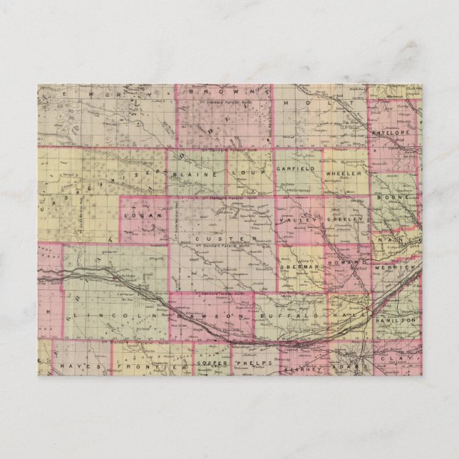 Postal Nebraska 3 (Anverso)