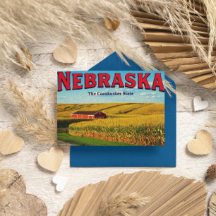 Postal Nebraska Cornfield