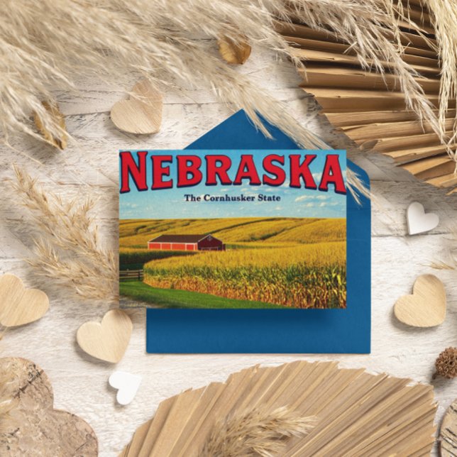 Postal Nebraska Cornfield (Subido por el creador)