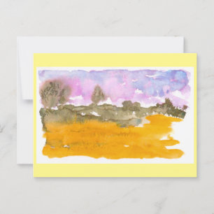 Postal Nebraska Sandhills Watercolor