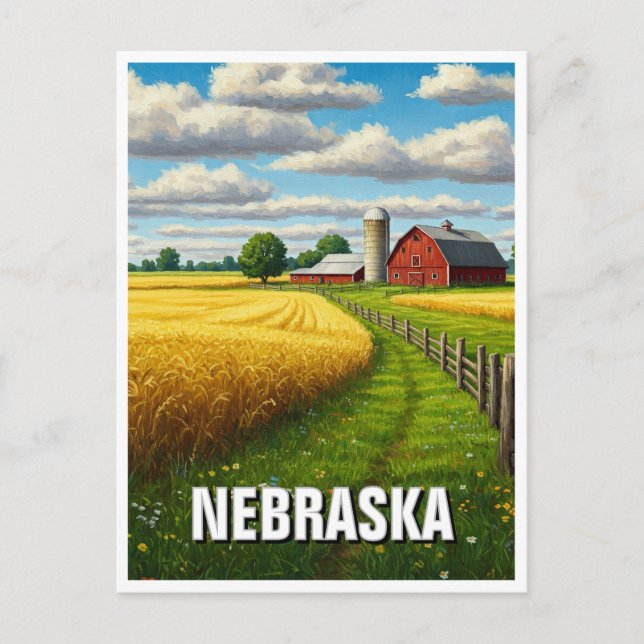 Postal Nebraska Travel (Anverso)