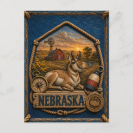 Postal Nebraska Viajes Antiguos