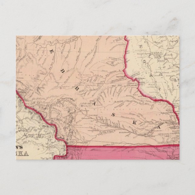 Postal Nebraska y Kansas (Anverso)