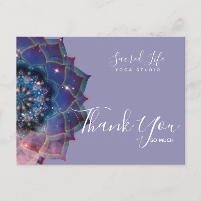 Postal Nebula Bloom | Mandala (Anverso)