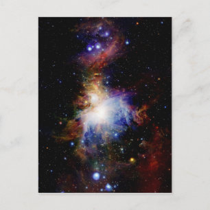 Postal Nebulosa colorida