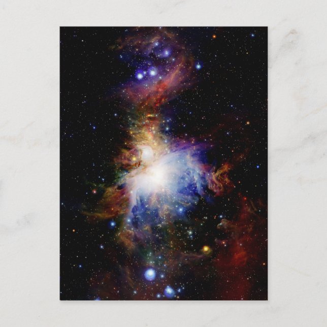 Postal Nebulosa colorida (Anverso)