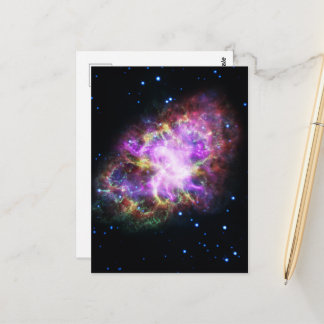Postal Nebulosa de cangrejo Supernova Compuesto de hubble