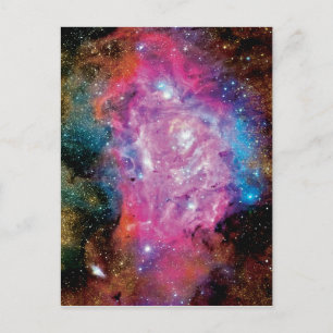 Postal Nebulosa de Emisión de Laguna Nube Interestelar Fo