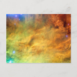 Postal Nebulosa de la laguna Messier 8 - Foto espacial Hu