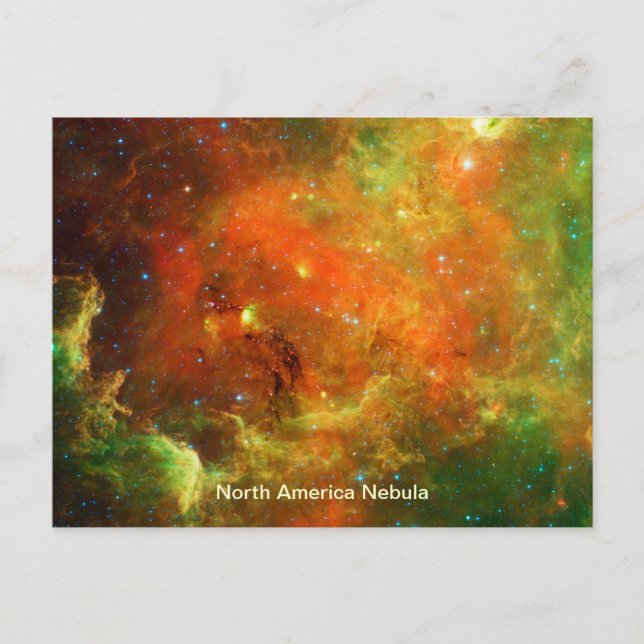 Postal Nebulosa de Norteamérica (Anverso)