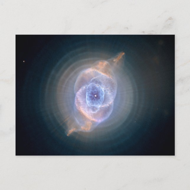 Postal Nebulosa de ojos de gato Hubble NASA (Anverso)