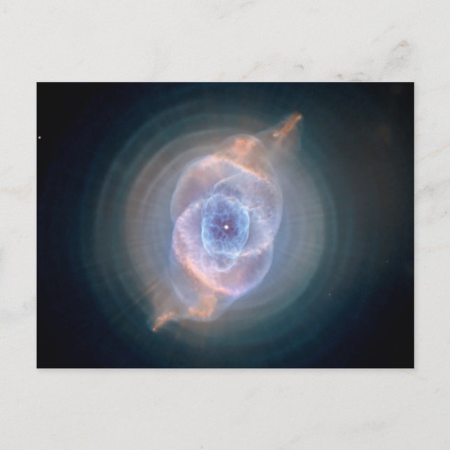 Postal Nebulosa de ojos gatos (Anverso)