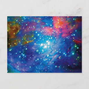 Postal Nebulosa de Orión Messier 42 Infrarrojo Foto Espac