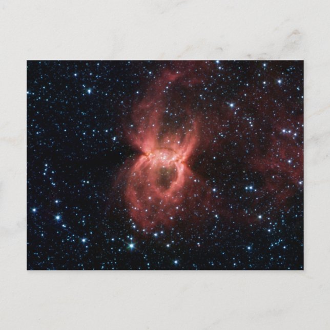 Postal Nebulosa de viuda negra (Anverso)