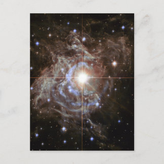 Postal Nebulosa espacial - Estrella variable Cepheid RS P